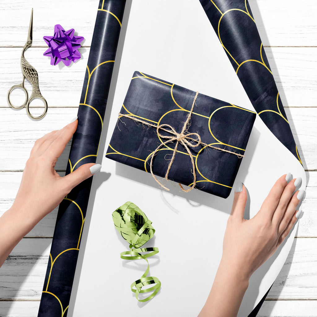 Geometric Pattern D32 Art & Craft Gift Wrapping Paper-Wrapping Papers-WRP_PP-IC 5016262 IC 5016262, Art and Paintings, Art Deco, Geometric, Geometric Abstraction, Illustrations, Patterns, Retro, Signs, Signs and Symbols, pattern, d32, art, craft, gift, wrapping, paper, deco, background, backdrop, blue, classic, dark, design, elegant, fine, line, gold, golden, illustration, seamless, simple, subtle, texture, wallpaper, artzfolio, wrapping paper, gift wrapping paper, gift wrapping, birthday wrapping paper, ho