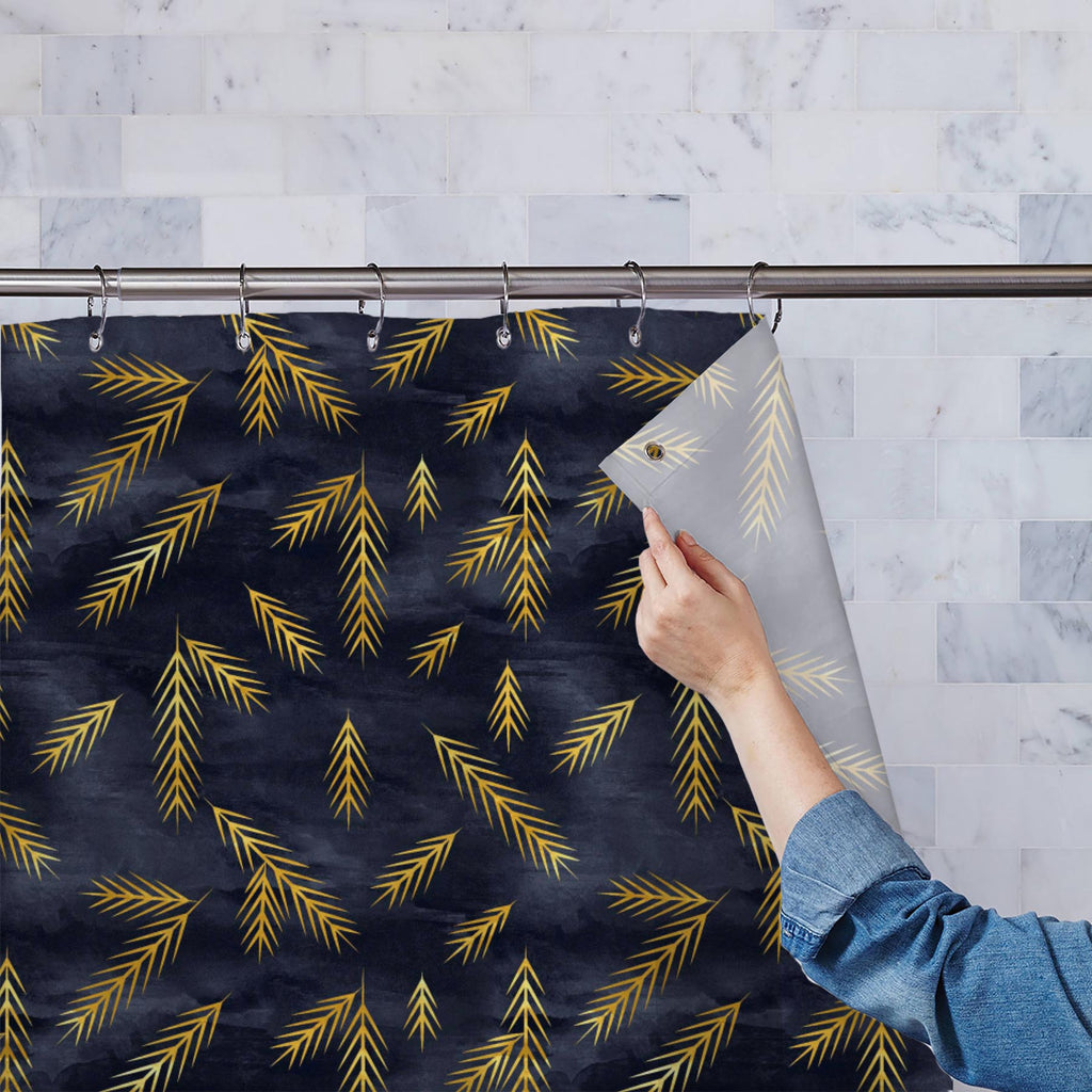 Christmas Pattern Washable Waterproof Shower Curtain-Shower Curtains-CUR_SH_EL-IC 5016267 IC 5016267, Art and Paintings, Christianity, Geometric, Geometric Abstraction, Illustrations, Patterns, Retro, Signs, Signs and Symbols, christmas, pattern, washable, waterproof, shower, curtain, art, backdrop, background, classic, design, elegant, gold, golden, illustration, line, new, years, pine, tree, branch, trees, seamless, simple, subtle, texture, wallpaper, wrapping, paper, artzfolio, shower curtain, bathroom c
