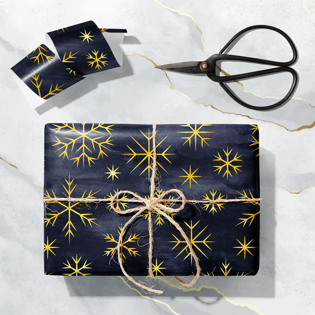 Winter Christmas Snowflakes Art & Craft Gift Wrapping Paper-Wrapping Papers-WRP_PP-IC 5016268 IC 5016268, Art and Paintings, Christianity, Geometric, Geometric Abstraction, Illustrations, Patterns, Retro, Signs, Signs and Symbols, winter, christmas, snowflakes, art, craft, gift, wrapping, paper, backdrop, background, pattern, classic, design, elegant, gold, golden, illustration, line, new, years, seamless, simple, snowflake, subtle, texture, wallpaper, artzfolio, wrapping paper, gift wrapping paper, gift wr