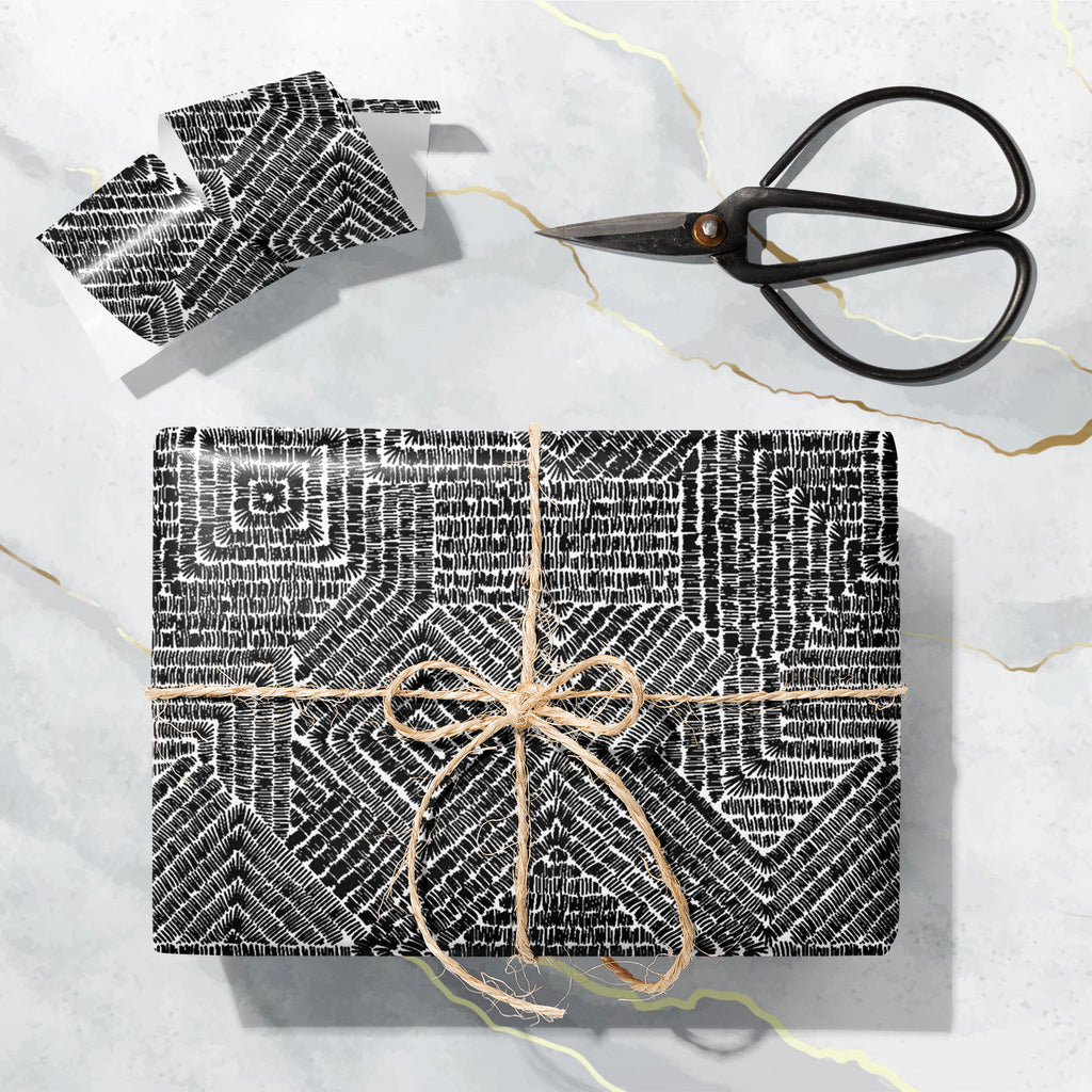 Black Geometric Patches D1 Art & Craft Gift Wrapping Paper-Wrapping Papers-WRP_PP-IC 5016271 IC 5016271, Abstract Expressionism, Abstracts, Ancient, Art and Paintings, Aztec, Black, Black and White, Culture, Decorative, Digital, Digital Art, Drawing, Ethnic, Fashion, Geometric, Geometric Abstraction, Graphic, Historical, Illustrations, Medieval, Patterns, Pets, Retro, Semi Abstract, Signs, Signs and Symbols, Traditional, Tribal, Vintage, White, World Culture, patches, d1, art, craft, gift, wrapping, paper, 