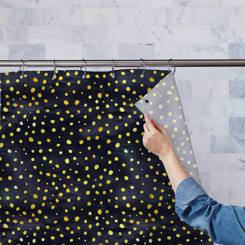 Abstract Spotted Pattern D4 Washable Waterproof Shower Curtain - Shower Curtains - ArtzFolio.com