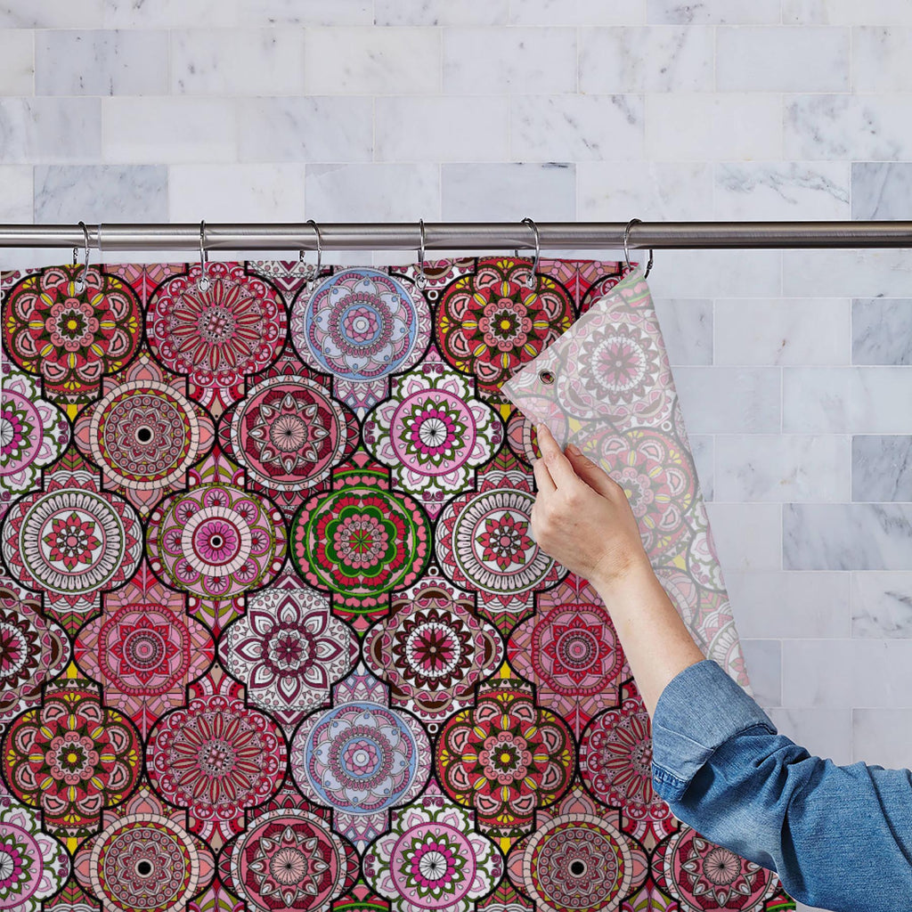 Vintage Motifs Art D16 Washable Waterproof Shower Curtain-Shower Curtains-CUR_SH_EL-IC 5016280 IC 5016280, Abstract Expressionism, Abstracts, African, Ancient, Bohemian, Botanical, Culture, Decorative, Ethnic, Floral, Flowers, Geometric, Geometric Abstraction, Historical, Illustrations, Indian, Mandala, Medieval, Mexican, Moroccan, Nature, Paisley, Patterns, Pets, Retro, Semi Abstract, Signs, Signs and Symbols, Traditional, Tribal, Vintage, World Culture, motifs, art, d16, washable, waterproof, shower, curt