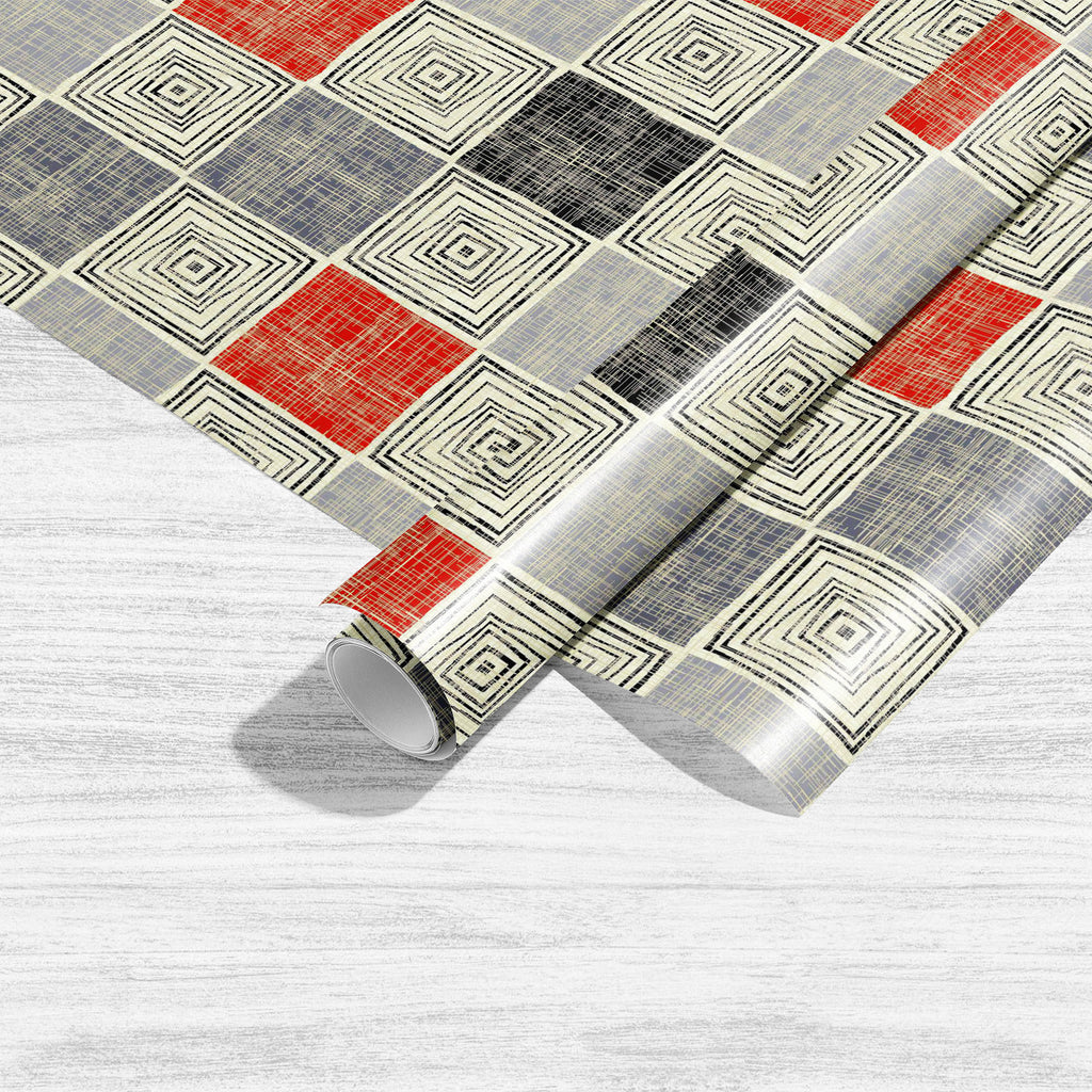 Retro Colorful Mosaic Art & Craft Gift Wrapping Paper-Wrapping Papers-WRP_PP-IC 5016283 IC 5016283, Abstract Expressionism, Abstracts, Ancient, Art and Paintings, Black, Black and White, Collages, Cubism, Decorative, Digital, Digital Art, Fashion, Geometric, Geometric Abstraction, Graphic, Hand Drawn, Historical, Illustrations, Medieval, Modern Art, Patterns, Retro, Semi Abstract, Signs, Signs and Symbols, Vintage, colorful, mosaic, art, craft, gift, wrapping, paper, pattern, doodle, line, seamless, square,