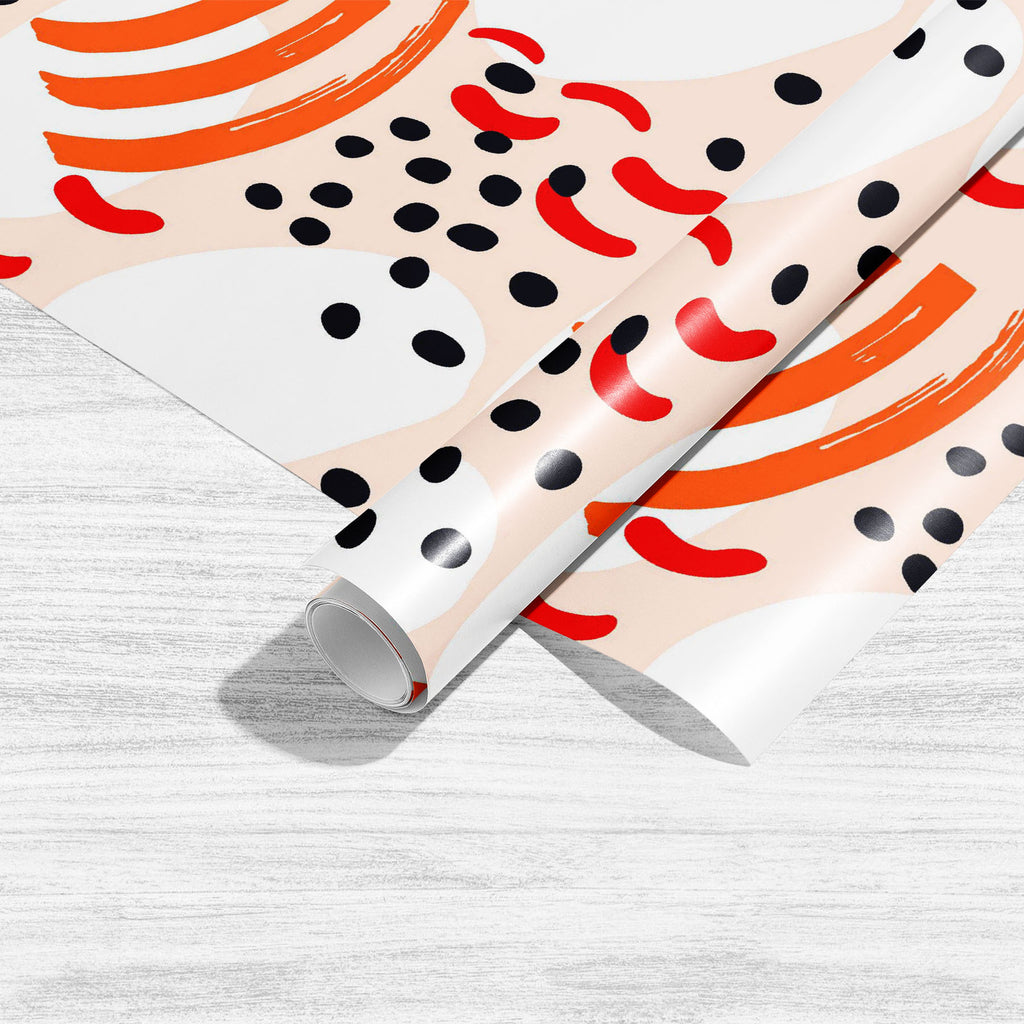 Abstract Brush Stroke D24 Art & Craft Gift Wrapping Paper - Wrapping Papers - ArtzFolio.com