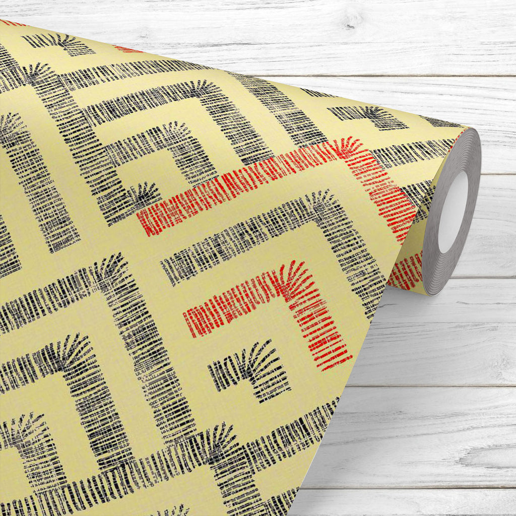 Abstract Ornament Pattern Wallpaper Roll - Wallpapers Peel & Stick - ArtzFolio.com