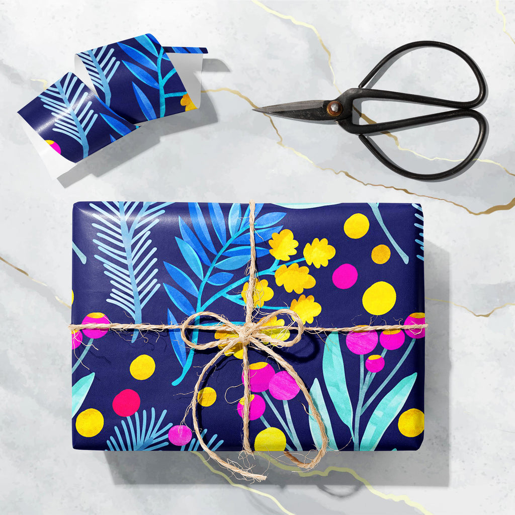 Watercolour Botanical Pattern D5 Art & Craft Gift Wrapping Paper-Wrapping Papers-WRP_PP-IC 5016316 IC 5016316, Art and Paintings, Botanical, Floral, Flowers, Illustrations, Nature, Patterns, Scenic, Signs, Signs and Symbols, Watercolour, pattern, d5, art, craft, gift, wrapping, paper, backdrop, background, berries, bloom, blue, colorful, dark, design, flower, bud, garden, illustration, leaf, petal, pink, seamless, stem, teal, texture, vibrant, wallpaper, watercolor, yellow, artzfolio, wrapping paper, gift w