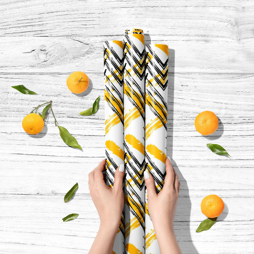 Abstract Zigzag Art & Craft Gift Wrapping Paper - Wrapping Papers - ArtzFolio.com