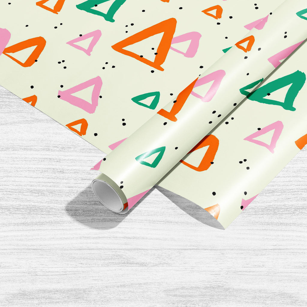 Abstract Geometrical Shapes D2 Art & Craft Gift Wrapping Paper - Wrapping Papers - ArtzFolio.com
