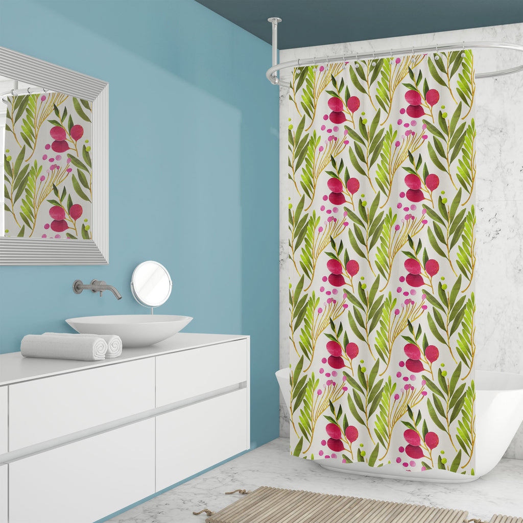 Botanical Floral D3 Washable Waterproof Shower Curtain-Shower Curtains-CUR_SH_EL-IC 5016337 IC 5016337, Art and Paintings, Botanical, Floral, Flowers, Illustrations, Nature, Patterns, Scenic, Signs, Signs and Symbols, Watercolour, d3, washable, waterproof, shower, curtain, pattern, seamless, watercolor, delicate, elegant, paper, texture, art, backdrop, background, beige, berries, bloom, blue, design, flower, bud, garden, green, illustration, leaf, light, petal, red, stem, vibrant, wallpaper, wrapping, artzf
