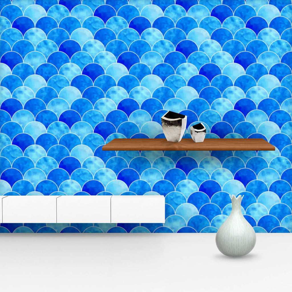 Watercolor Scales Wallpaper Roll-Wallpapers Peel & Stick-WAL_PA-IC 5016349 IC 5016349, Abstract Expressionism, Abstracts, Art and Paintings, Black and White, Digital, Digital Art, Drawing, Geometric, Geometric Abstraction, Graphic, Illustrations, Mermaid, Modern Art, Nautical, Patterns, Semi Abstract, Signs, Signs and Symbols, Sketches, Splatter, Watercolour, White, watercolor, scales, wallpaper, roll, fish, pattern, scale, background, nautic, seamless, ocean, sky, water, aqua, blue, color, lines, scallop, 