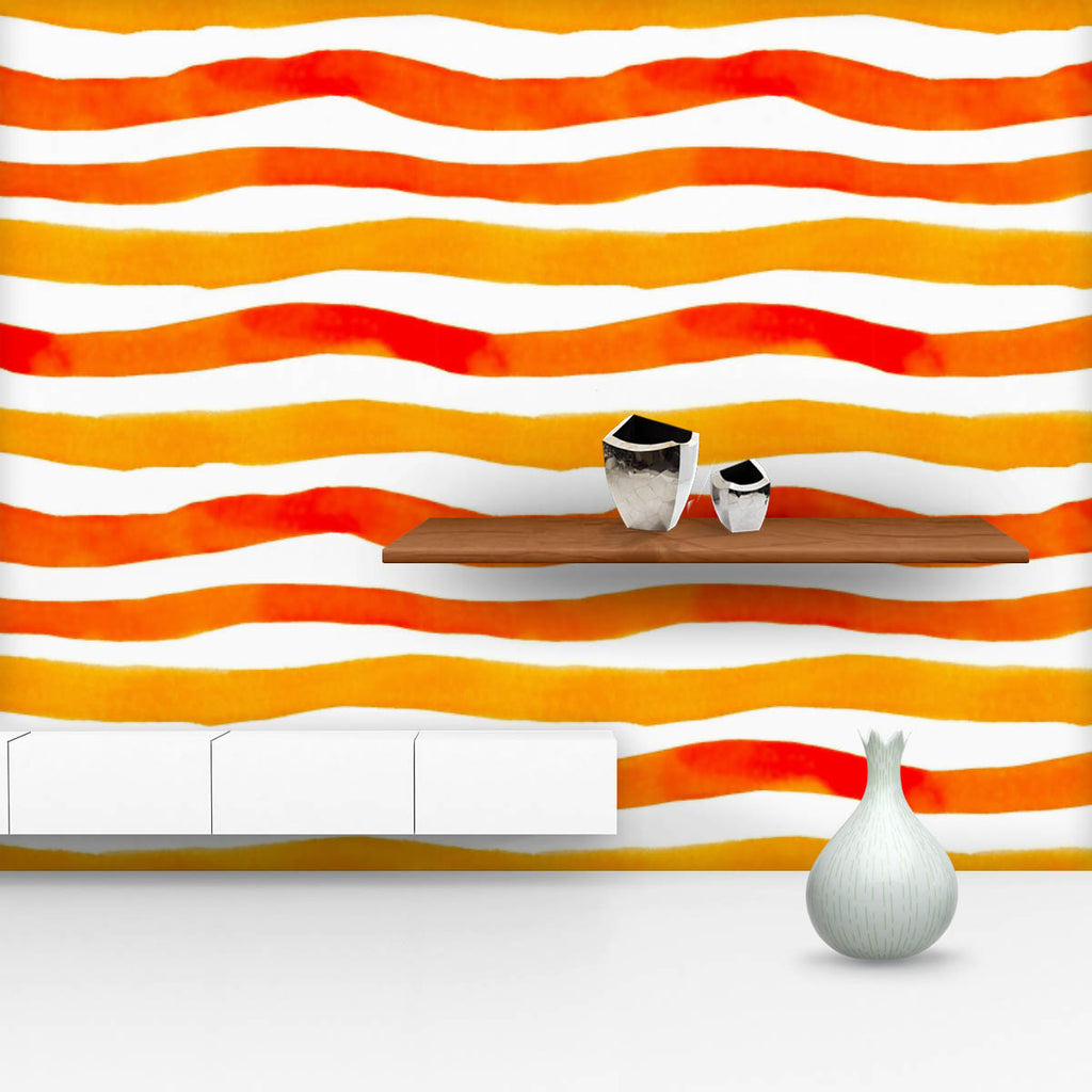 Colorful Stripes D2 Wallpaper Roll-Wallpapers Peel & Stick-WAL_PA-IC 5016372 IC 5016372, Art and Paintings, Black and White, Illustrations, Patterns, Signs, Signs and Symbols, Stripes, Watercolour, White, colorful, d2, wallpaper, roll, orange, pattern, seamless, watercolor, art, backdrop, background, design, illustration, line, monochrome, paint, stroke, paper, simple, stripe, striped, subtle, texture, vibrant, watrcolour, wave, wavy, lines, wrapping, artzfolio, wallpapers for bedroom, wall papers full shee
