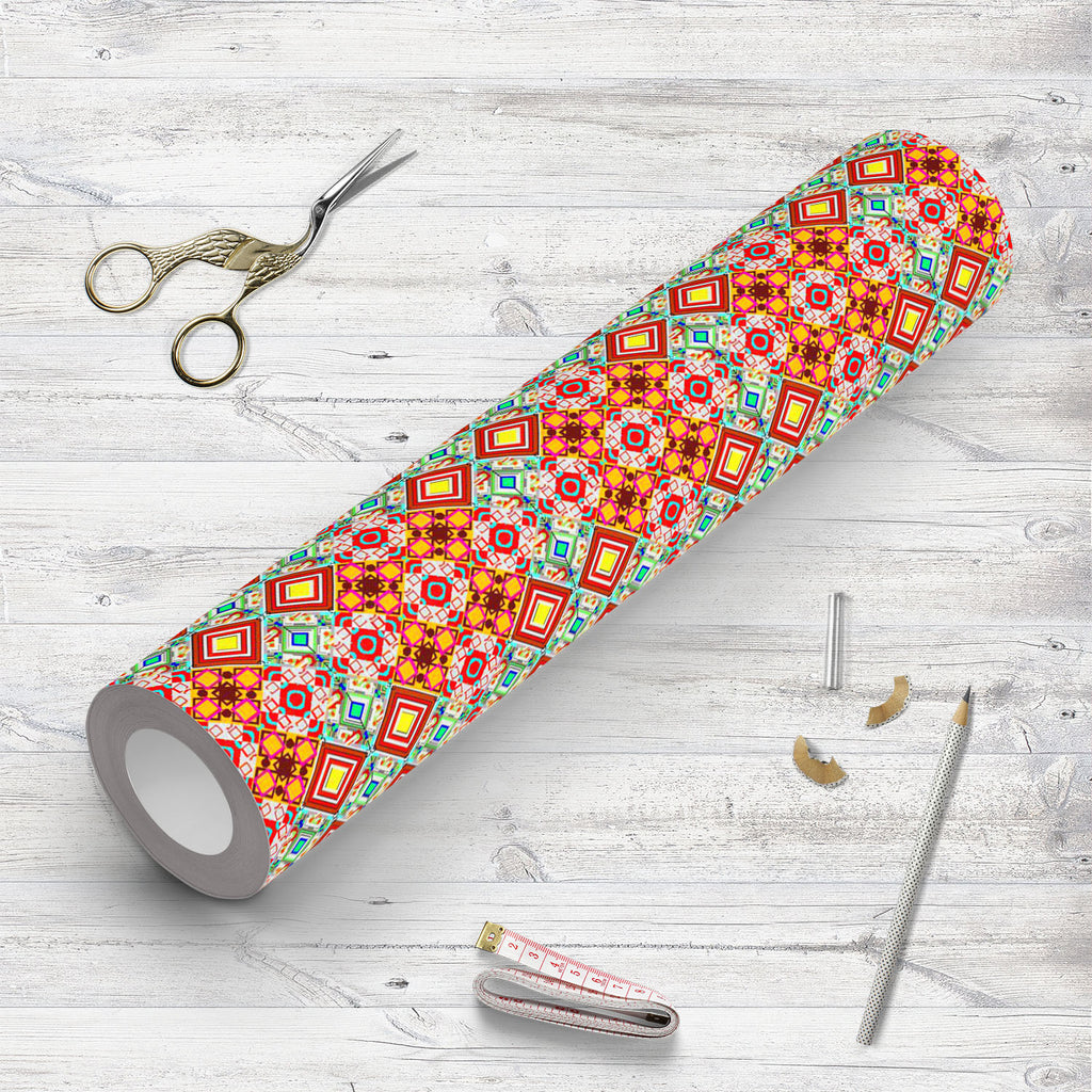 Abstract Retro Grunge Wallpaper Roll - Wallpapers Peel & Stick - ArtzFolio.com