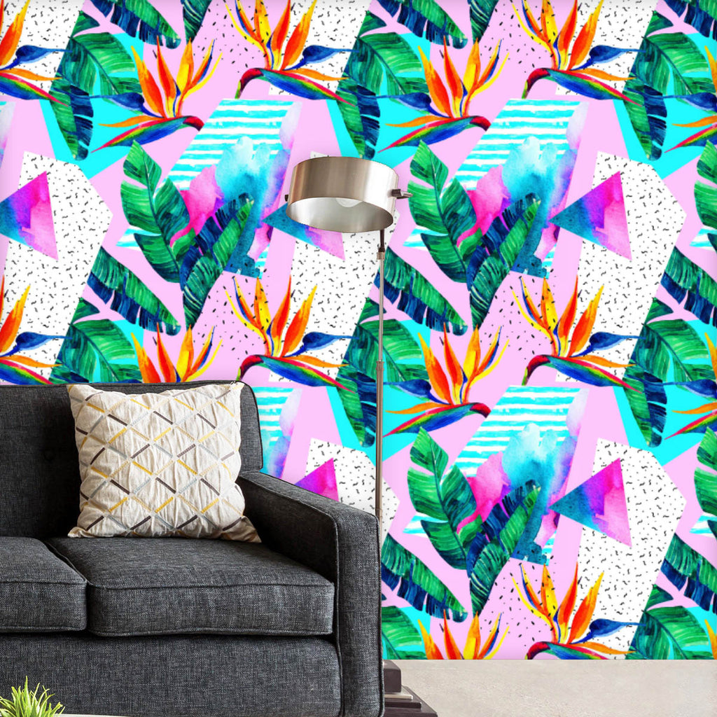 Watercolor Exotic Summer Wallpaper Roll-Wallpapers Peel & Stick-WAL_PA-IC 5016396 IC 5016396, 80s, 90s, Abstract Expressionism, Abstracts, Art and Paintings, Botanical, Digital, Digital Art, Dots, Floral, Flowers, Geometric, Geometric Abstraction, Graphic, Hipster, Illustrations, Minimalism, Modern Art, Nature, Patterns, Semi Abstract, Signs, Signs and Symbols, Splatter, Tropical, Watercolour, watercolor, exotic, summer, wallpaper, roll, tropic, minimal, design, paint, style, 1980, abstract, art, background