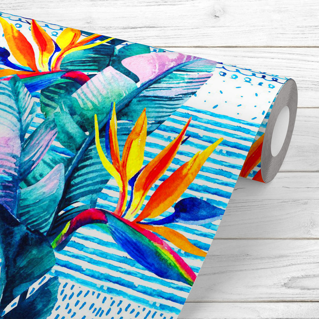 Watercolor Floral Leaves D7 Wallpaper Roll-Wallpapers Peel & Stick-WAL_PA-IC 5016405 IC 5016405, Abstract Expressionism, Abstracts, Art and Paintings, Botanical, Digital, Digital Art, Dots, Floral, Flowers, Geometric, Geometric Abstraction, Graphic, Illustrations, Nature, Nautical, Patterns, Scenic, Semi Abstract, Signs, Signs and Symbols, Stripes, Tropical, Watercolour, watercolor, leaves, d7, wallpaper, roll, flower, pattern, exotic, marine, seamless, abstract, art, backdrop, background, bird-of-paradise,
