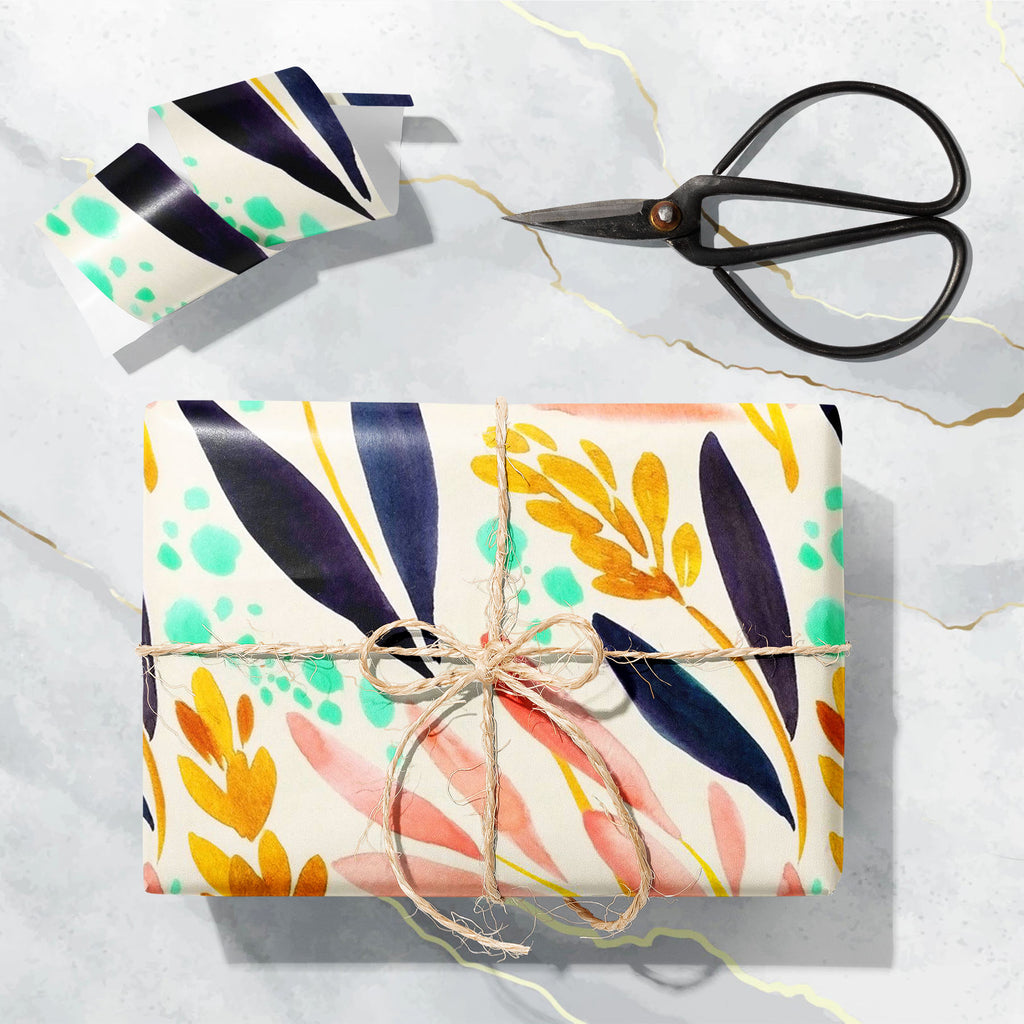 Watercolor Floral Pattern D38 Art & Craft Gift Wrapping Paper-Wrapping Papers-WRP_PP-IC 5016408 IC 5016408, Art and Paintings, Botanical, Floral, Flowers, Gouache, Illustrations, Nature, Patterns, Scenic, Signs, Signs and Symbols, Watercolour, watercolor, pattern, d38, art, craft, gift, wrapping, paper, teal, flower, pink, seamless, backdrop, background, beige, bloom, blue, branches, design, garden, illustration, indigo, leaf, paint, texture, wallpaper, yellow, artzfolio, wrapping paper, gift wrapping paper