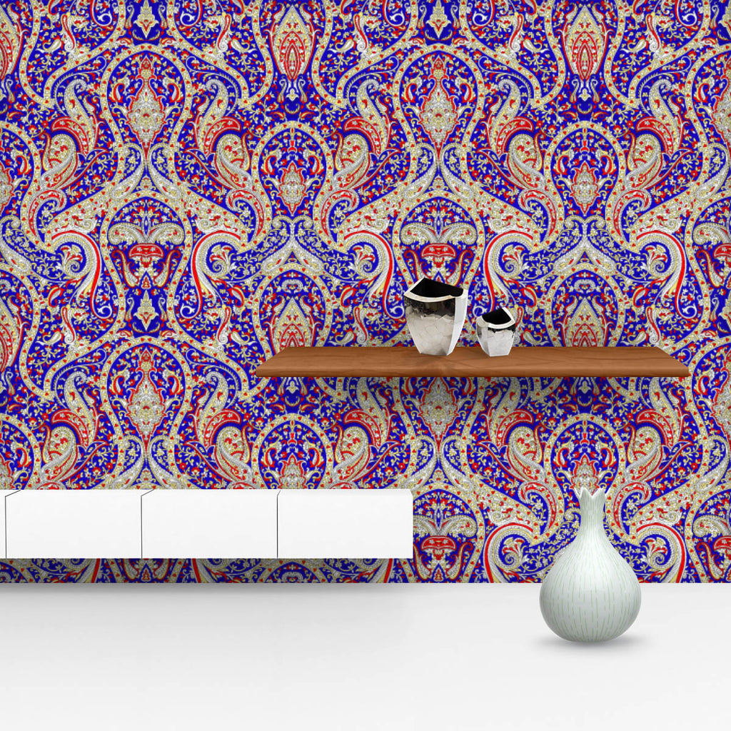 Floral Paisley Pattern D1 Wallpaper Roll-Wallpapers Peel & Stick-WAL_PA-IC 5016413 IC 5016413, 3D, Abstract Expressionism, Abstracts, Ancient, Art and Paintings, Asian, Botanical, Circle, Culture, Decorative, Digital, Digital Art, Ethnic, Floral, Flowers, Graphic, Grid Art, Historical, Illustrations, Indian, Medieval, Nature, Paisley, Patterns, Scenic, Science Fiction, Semi Abstract, Signs, Signs and Symbols, Traditional, Tribal, Vintage, World Culture, pattern, d1, wallpaper, roll, seamless, abstract, back