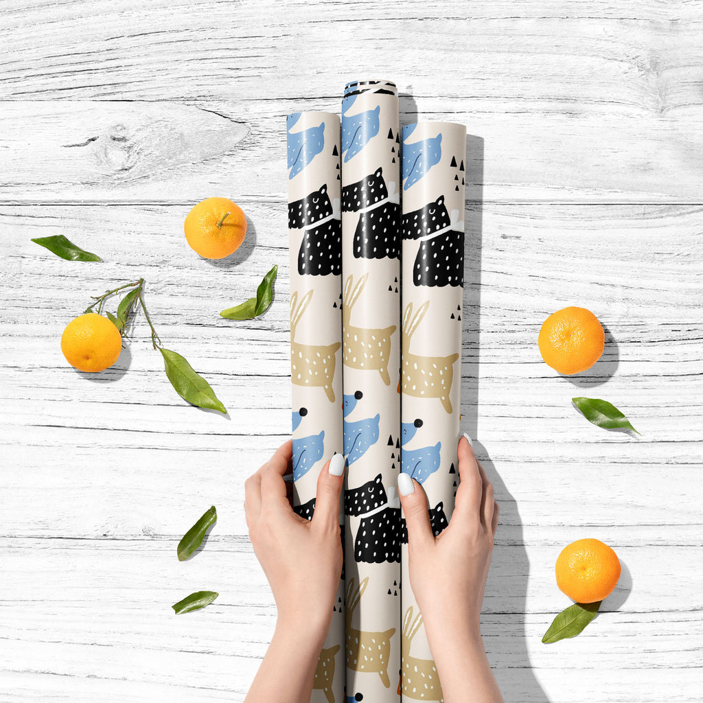 Hand-Drawn Animals Art & Craft Gift Wrapping Paper-Wrapping Papers-WRP_PP-IC 5016446 IC 5016446, Animals, Animated Cartoons, Art and Paintings, Baby, Black, Black and White, Caricature, Cartoons, Children, Decorative, Drawing, Illustrations, Kids, Patterns, Pets, Scandinavian, Signs, Signs and Symbols, White, hand-drawn, art, craft, gift, wrapping, paper, dog, pattern, cute, animal, vector, illustration, seamless, cat, hand, doodle, cartoon, print, silhouette, design, repeat, fabric, trendy, texture, backdr
