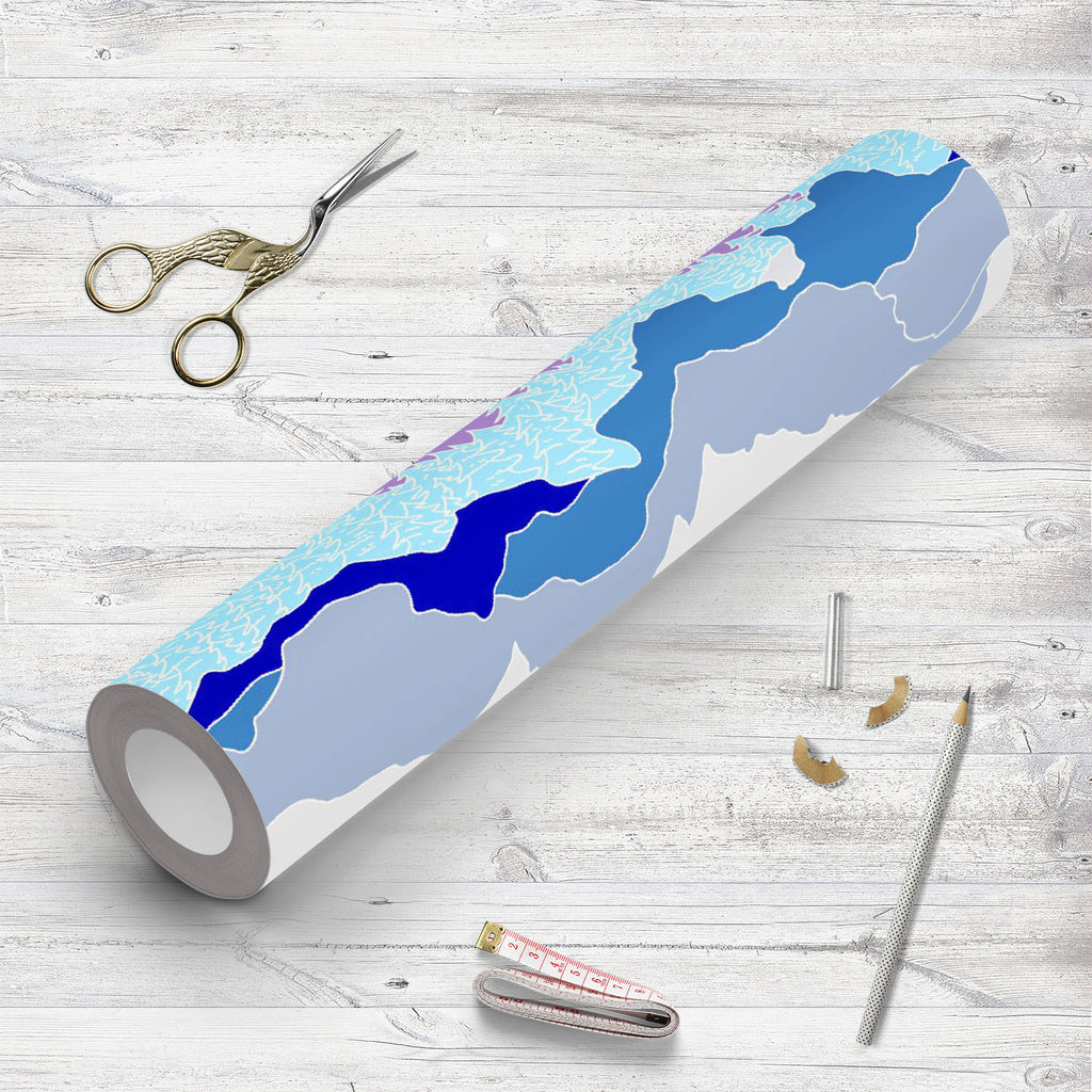 Abstract Forest Mountain Wallpaper Roll - Wallpapers Peel & Stick - ArtzFolio.com