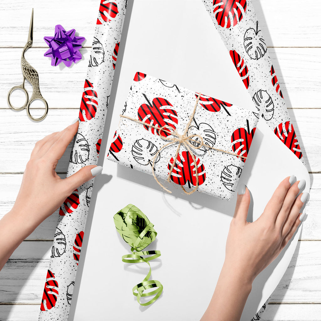 Memphis Tropical Leaves Art & Craft Gift Wrapping Paper-Wrapping Papers-WRP_PP-IC 5016466 IC 5016466, 80s, 90s, Abstract Expressionism, Abstracts, Ancient, Birthday, Chevron, Culture, Digital, Digital Art, Ethnic, Fashion, Festivals and Occasions, Festive, Graphic, Hipster, Historical, Illustrations, Medieval, Patterns, Scandinavian, Semi Abstract, Signs, Signs and Symbols, Traditional, Tribal, Tropical, Typography, Vintage, World Culture, memphis, leaves, art, craft, gift, wrapping, paper, abstract, backdr
