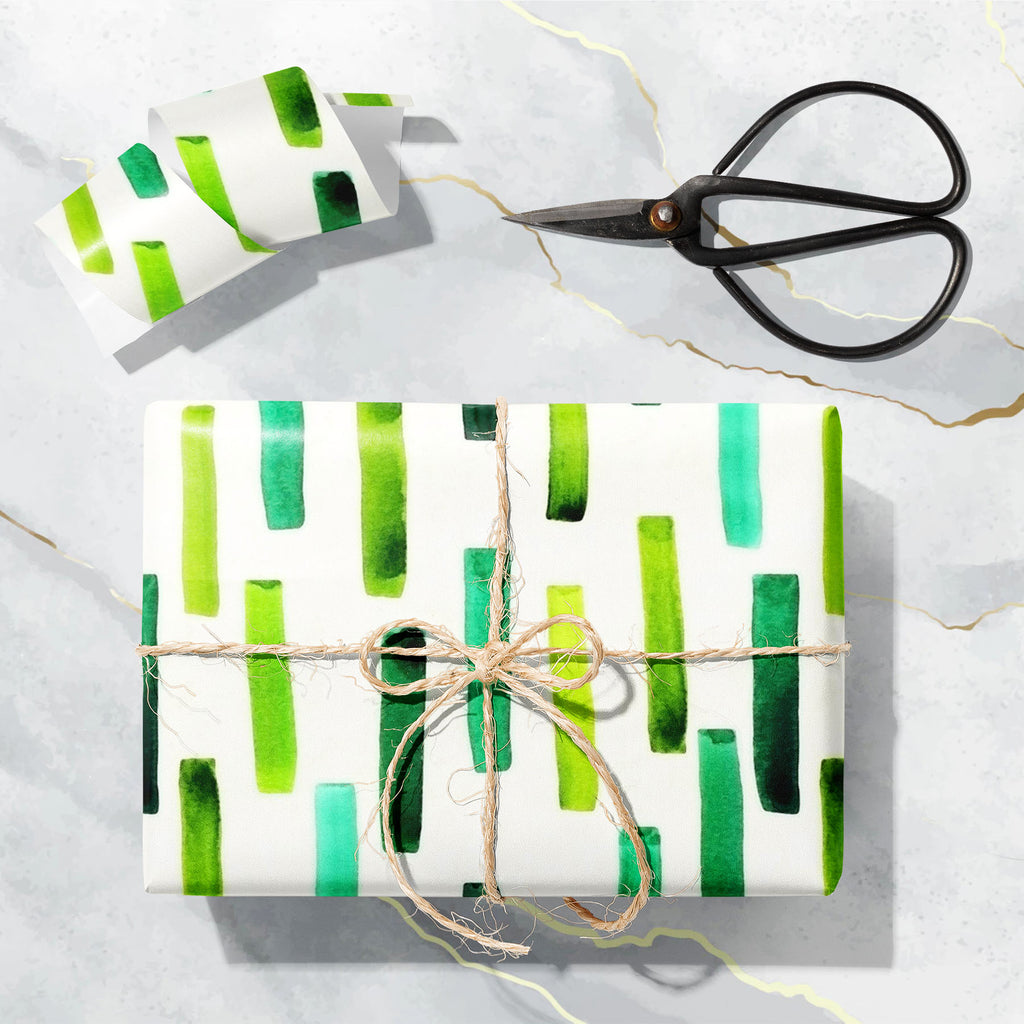 Green Watercolor Lines Art & Craft Gift Wrapping Paper-Wrapping Papers-WRP_PP-IC 5016479 IC 5016479, Abstract Expressionism, Abstracts, Art and Paintings, Brush Stroke, Gouache, Illustrations, Patterns, Semi Abstract, Signs, Signs and Symbols, Watercolour, green, watercolor, lines, art, craft, gift, wrapping, paper, pattern, abstract, backdrop, background, beige, brush, strokes, design, illustration, paint, seamless, shape, simple, teal, texture, turquoise, vertical, wallpaper, artzfolio, wrapping paper, gi