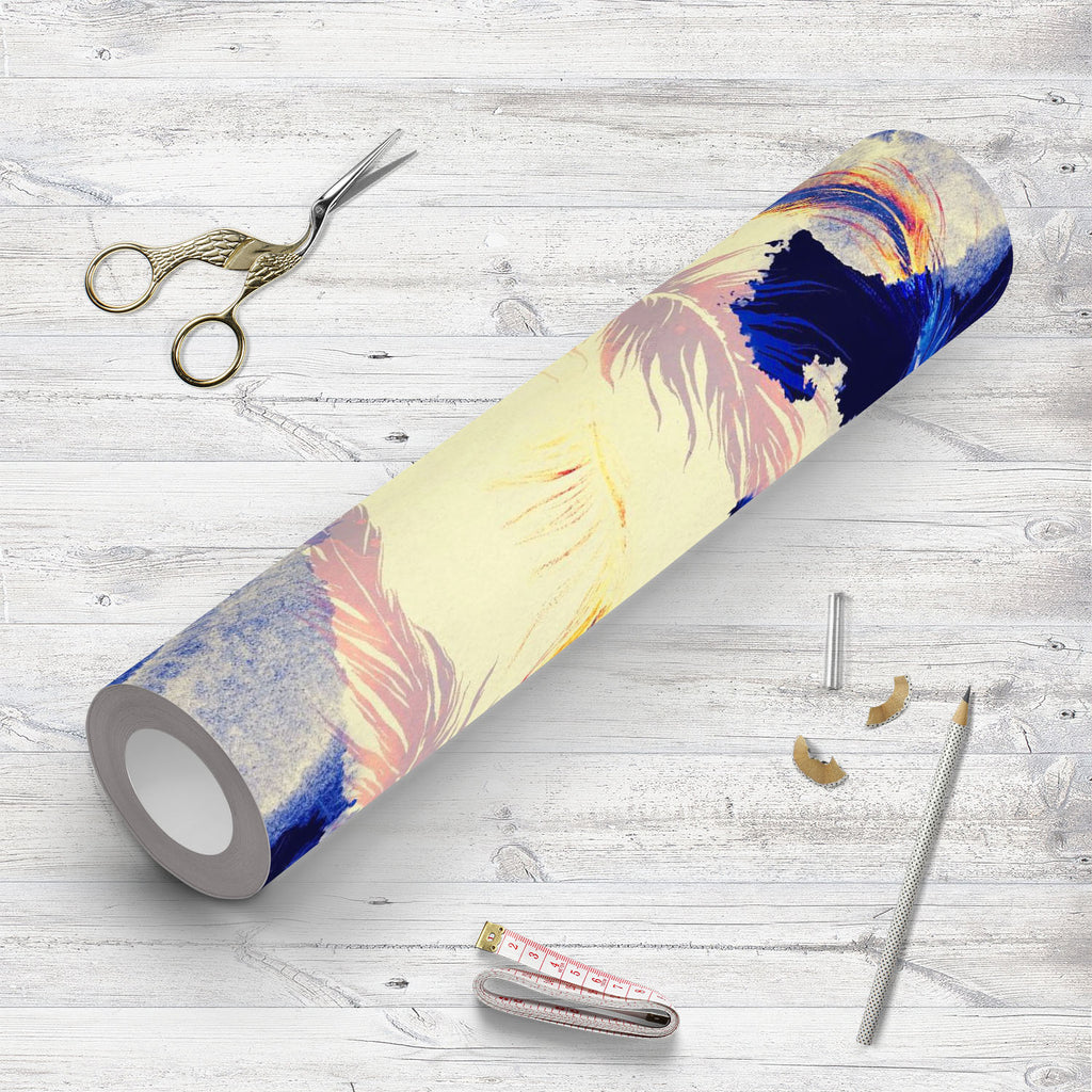 Flying Bird Feathers Imprints Wallpaper Roll-Wallpapers Peel & Stick-WAL_PA-IC 5016481 IC 5016481, Abstract Expressionism, Abstracts, Ancient, Art and Paintings, Birds, Books, Collages, Digital, Digital Art, Fashion, Graphic, Historical, Illustrations, Medieval, Nature, Patterns, Scenic, Semi Abstract, Signs, Signs and Symbols, Vintage, Watercolour, flying, bird, feathers, imprints, wallpaper, roll, abstract, feather, seamless, pattern, watercolor, print, art, background, artwork, textile, boho, collage, de