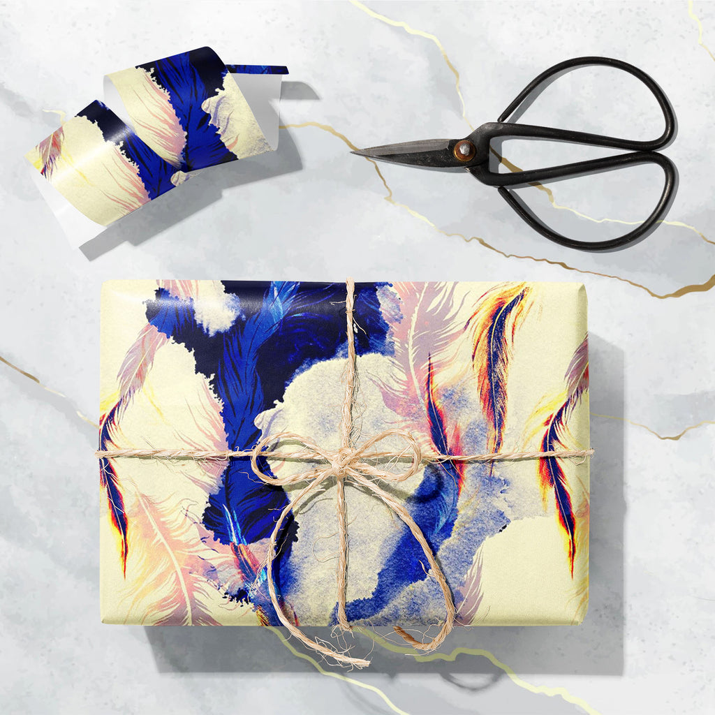 Flying Bird Feathers Imprints Art & Craft Gift Wrapping Paper-Wrapping Papers-WRP_PP-IC 5016481 IC 5016481, Abstract Expressionism, Abstracts, Ancient, Art and Paintings, Birds, Books, Collages, Digital, Digital Art, Fashion, Graphic, Historical, Illustrations, Medieval, Nature, Patterns, Scenic, Semi Abstract, Signs, Signs and Symbols, Vintage, Watercolour, flying, bird, feathers, imprints, art, craft, gift, wrapping, paper, abstract, feather, seamless, pattern, watercolor, print, background, artwork, text