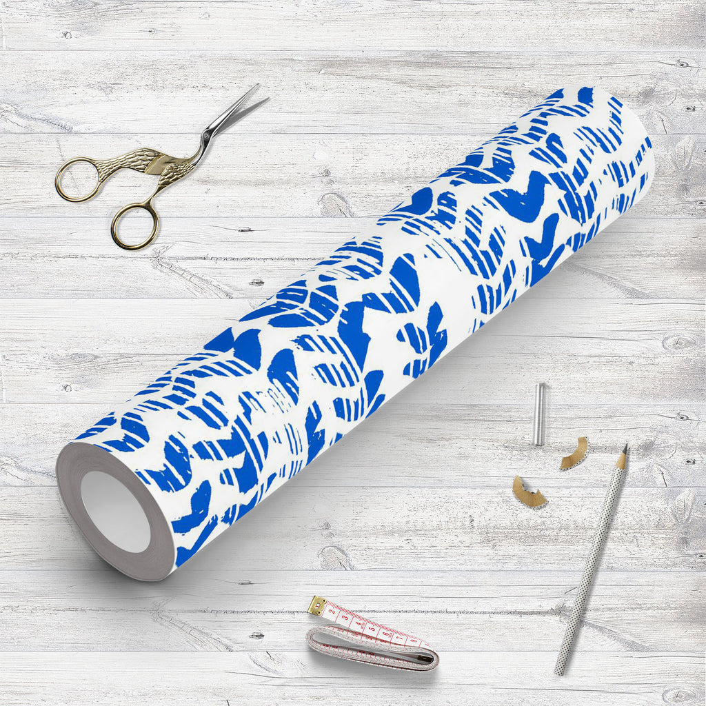 Abstract Indigo Tie Dye Batik D1 Wallpaper Roll - Wallpapers Peel & Stick - ArtzFolio.com