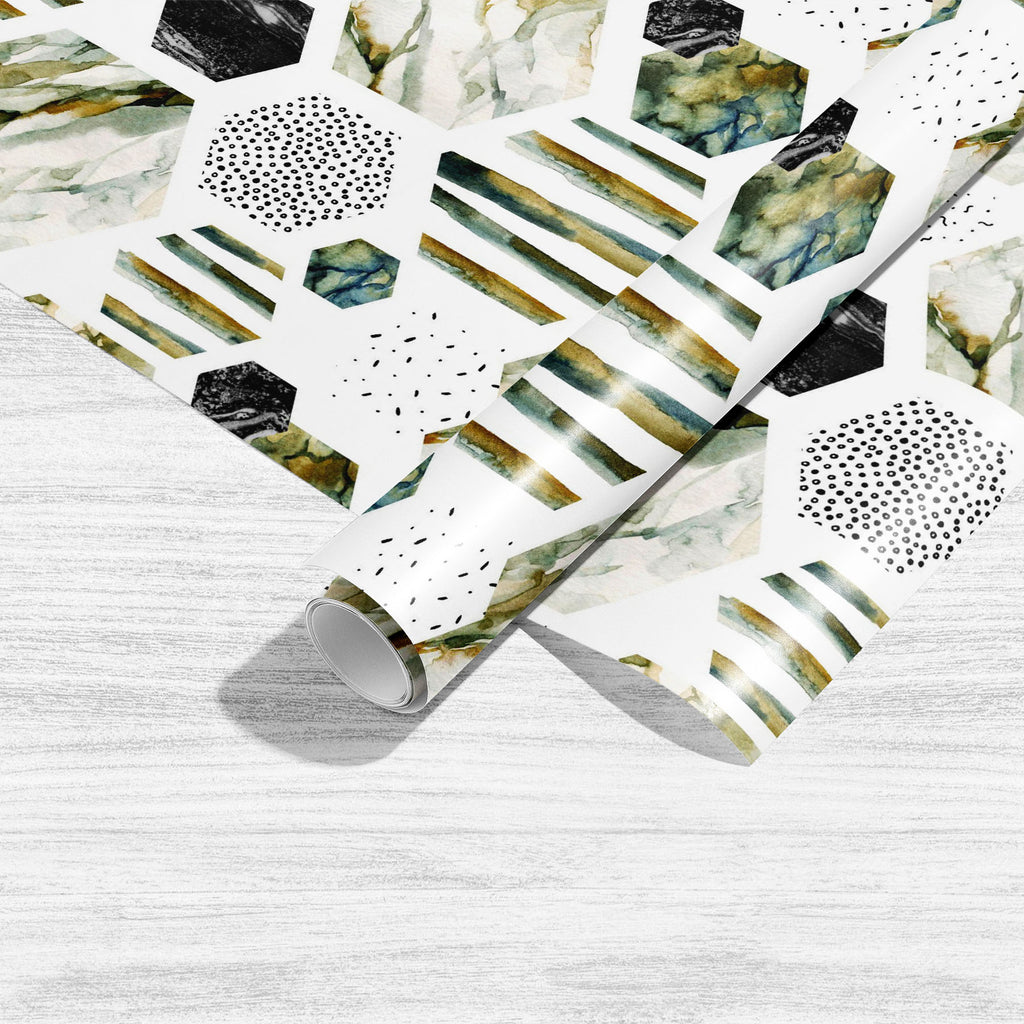 Colorful Hexagons D2 Art & Craft Gift Wrapping Paper-Wrapping Papers-WRP_PP-IC 5016490 IC 5016490, Abstract Expressionism, Abstracts, Art and Paintings, Black, Black and White, Bling, Books, Digital, Digital Art, Drawing, Geometric, Geometric Abstraction, Graphic, Hexagon, Illustrations, Marble, Marble and Stone, Minimalism, Patterns, Semi Abstract, Signs, Signs and Symbols, Stripes, Watercolour, White, colorful, hexagons, d2, art, craft, gift, wrapping, paper, watercolor, pattern, background, paint, abstra