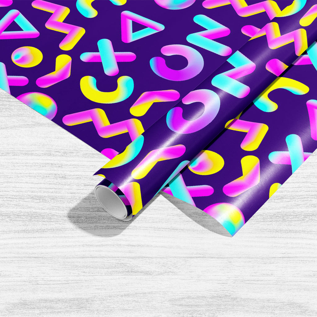 Memphis Geometric Shapes Art & Craft Gift Wrapping Paper-Wrapping Papers-WRP_PP-IC 5016492 IC 5016492, 3D, 90s, Abstract Expressionism, Abstracts, Ancient, Art and Paintings, Digital, Digital Art, Futurism, Geometric, Geometric Abstraction, God Ram, Graphic, Hipster, Historical, Illustrations, Marble, Marble and Stone, Medieval, Patterns, Retro, Semi Abstract, Signs, Signs and Symbols, Splatter, Vintage, memphis, shapes, art, craft, gift, wrapping, paper, abstract, fluid, background, bauhaus, holographic, s