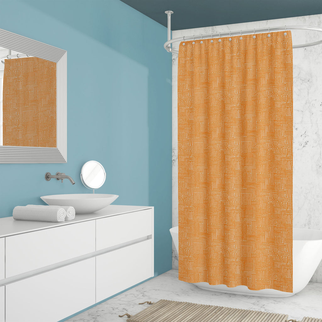 Geometric Vintage D1 Washable Waterproof Shower Curtain-Shower Curtains-CUR_SH_EL-IC 5016512 IC 5016512, Abstract Expressionism, Abstracts, African, Ancient, Art and Paintings, Aztec, Black and White, Culture, Decorative, Digital, Digital Art, Drawing, Ethnic, Fashion, Folk Art, Geometric, Geometric Abstraction, Graphic, Historical, Illustrations, Indian, Medieval, Modern Art, Patterns, Retro, Semi Abstract, Signs, Signs and Symbols, Traditional, Tribal, Vintage, White, World Culture, d1, washable, waterpro