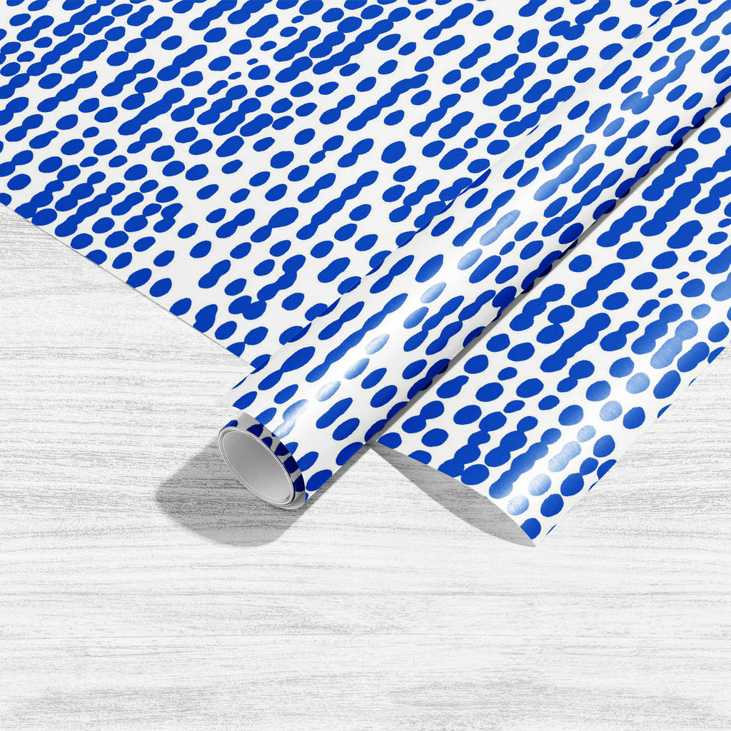 Abstract Indigo Tie Dye Batik D5 Art & Craft Gift Wrapping Paper - Wrapping Papers - ArtzFolio.com