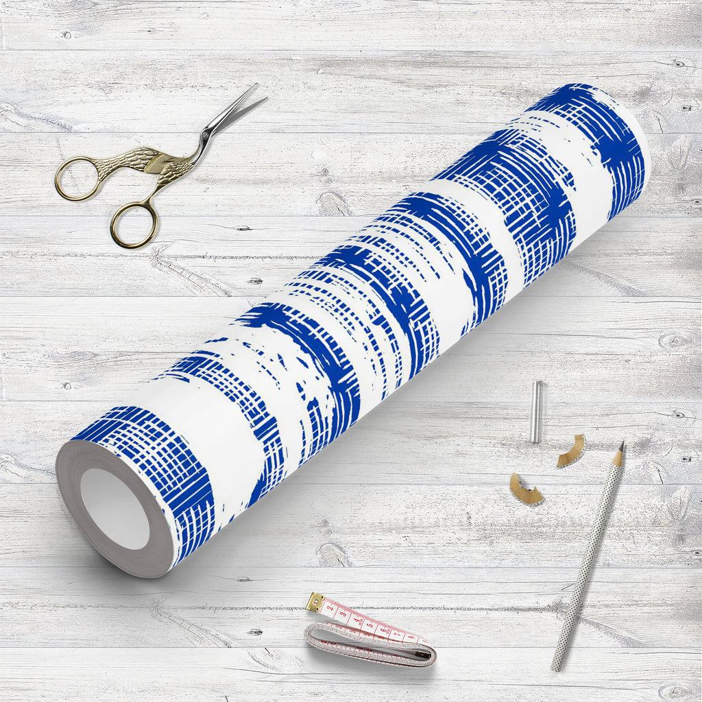 Abstract Indigo Tie Dye Batik D7 Wallpaper Roll - Wallpapers Peel & Stick - ArtzFolio.com