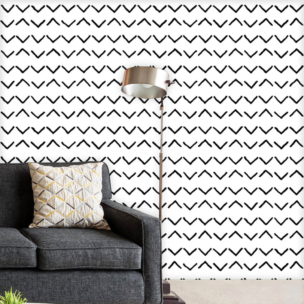 Ethnic Grungy Shapes Wallpaper Roll-Wallpapers Peel & Stick-WAL_PA-IC 5016538 IC 5016538, Abstract Expressionism, Abstracts, Ancient, Art and Paintings, Black, Black and White, Culture, Digital, Digital Art, Drawing, Ethnic, Fashion, Geometric, Geometric Abstraction, Graphic, Historical, Illustrations, Medieval, Modern Art, Patterns, Retro, Semi Abstract, Signs, Signs and Symbols, Sketches, Stripes, Traditional, Tribal, Vintage, White, World Culture, grungy, shapes, wallpaper, roll, pattern, drawn, hand, pr