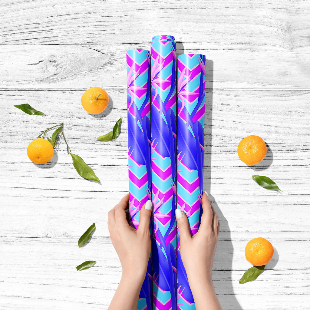 Bird of Paradise Tropical Crane Flower D1 Art & Craft Gift Wrapping Paper-Wrapping Papers-WRP_PP-IC 5016567 IC 5016567, African, Birds, Botanical, Digital, Digital Art, Drawing, Floral, Flowers, Geometric, Geometric Abstraction, Graphic, Illustrations, Nature, Patterns, Signs, Signs and Symbols, Stripes, Tropical, bird, of, paradise, crane, flower, d1, art, craft, gift, wrapping, paper, print, summer, backdrop, background, blossom, botany, cool, cyan, design, detailed, exotic, fabric, garden, jungle, leaves