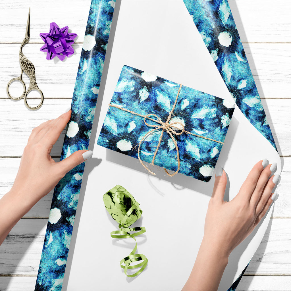 Shibori Indigo Batik D8 Art & Craft Gift Wrapping Paper-Wrapping Papers-WRP_PP-IC 5016571 IC 5016571, Abstract Expressionism, Abstracts, Art and Paintings, Black and White, Culture, Decorative, Ethnic, Fashion, Illustrations, Japanese, Paintings, Patterns, Retro, Semi Abstract, Shibori, Signs, Signs and Symbols, Traditional, Tribal, Watercolour, White, World Culture, indigo, batik, d8, art, craft, gift, wrapping, paper, dye, pattern, tie, design, textile, abstract, background, fabric, seamless, summer, vibr