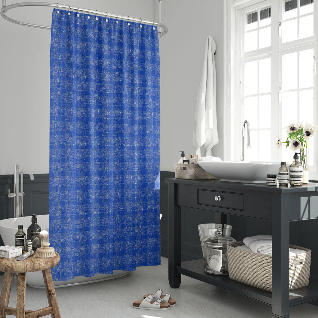 Japanese Shibori Ikat D10 Washable Waterproof Shower Curtain-Shower Curtains-CUR_SH_EL-IC 5016585 IC 5016585, Abstract Expressionism, Abstracts, Chinese, Culture, Ethnic, Fashion, Folk Art, Geometric, Geometric Abstraction, Ikat, Illustrations, Japanese, Minimalism, Modern Art, Patterns, Retro, Semi Abstract, Shibori, Signs, Signs and Symbols, Stripes, Traditional, Tribal, Watercolour, World Culture, d10, washable, waterproof, shower, curtain, pattern, dye, seamless, tie, hippie, organic, watercolor, abstra