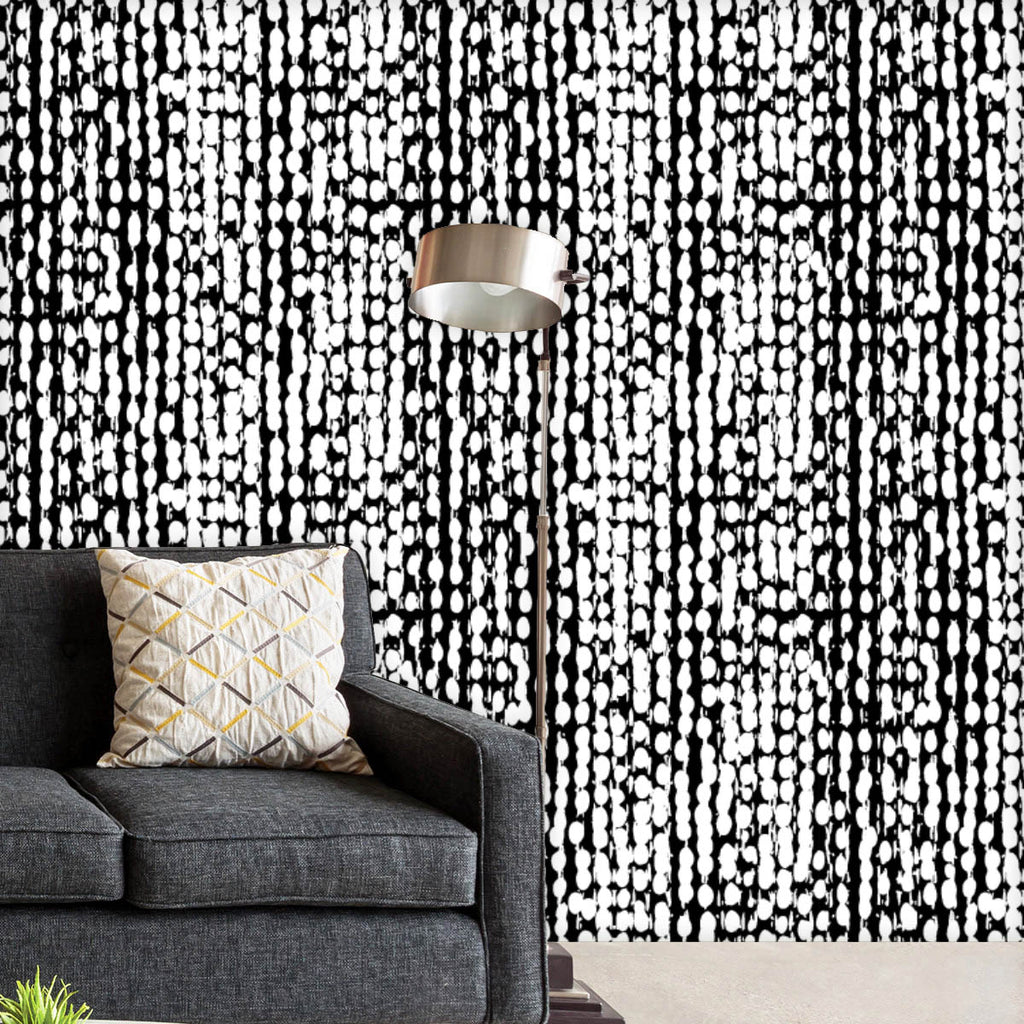 Abstract Indigo Tie Dye Batik D15 Wallpaper Roll - Wallpapers Peel & Stick - ArtzFolio.com