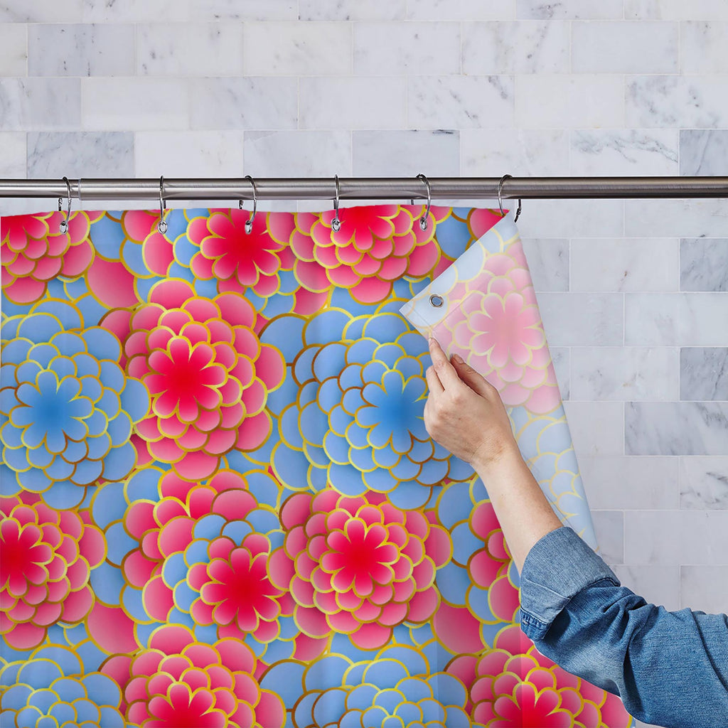 Colorful 3D Flowers D2 Washable Waterproof Shower Curtain-Shower Curtains-CUR_SH_EL-IC 5016605 IC 5016605, 3D, Abstract Expressionism, Abstracts, Art and Paintings, Black and White, Botanical, Decorative, Digital, Digital Art, Floral, Flowers, Graphic, Holidays, Illustrations, Modern Art, Nature, Patterns, Scenic, Semi Abstract, Signs, Signs and Symbols, Wedding, White, colorful, d2, washable, waterproof, shower, curtain, abstract, art, backdrop, background, beautiful, blossom, bouquet, card, ceramic, cut, 