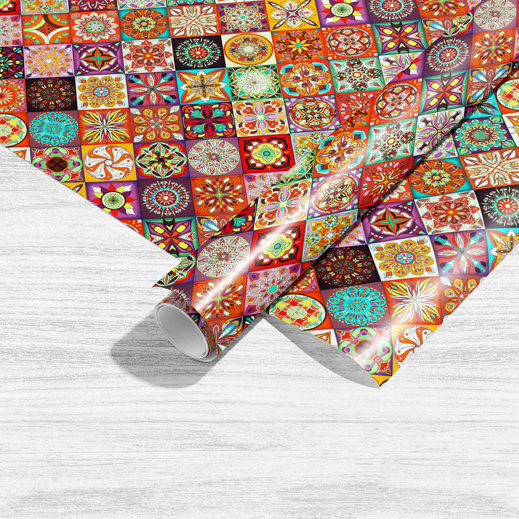 Vintage Mandalas D3 Art & Craft Gift Wrapping Paper-Wrapping Papers-WRP_PP-IC 5016624 IC 5016624, Abstract Expressionism, Abstracts, African, Ancient, Art and Paintings, Bohemian, Botanical, Culture, Decorative, Ethnic, Floral, Flowers, Geometric, Geometric Abstraction, Historical, Illustrations, Indian, Mandala, Medieval, Mexican, Moroccan, Nature, Paisley, Patterns, Pets, Retro, Semi Abstract, Signs, Signs and Symbols, Traditional, Tribal, Vintage, World Culture, mandalas, d3, art, craft, gift, wrapping, 