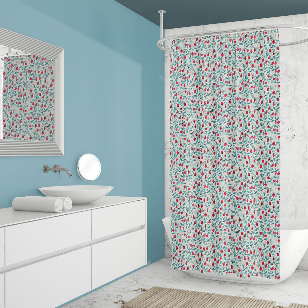 Watercolor Floral Pattern D51 Washable Waterproof Shower Curtain-Shower Curtains-CUR_SH_EL-IC 5016636 IC 5016636, Art and Paintings, Botanical, Floral, Flowers, Gouache, Illustrations, Nature, Patterns, Scenic, Signs, Signs and Symbols, Watercolour, watercolor, pattern, d51, washable, waterproof, shower, curtain, art, backdrop, background, berries, blue, decoration, design, flower, garden, illustration, leaf, paint, paper, pink, seamless, spring, strawberries, summer, texture, wallpaper, wrapping, artzfolio