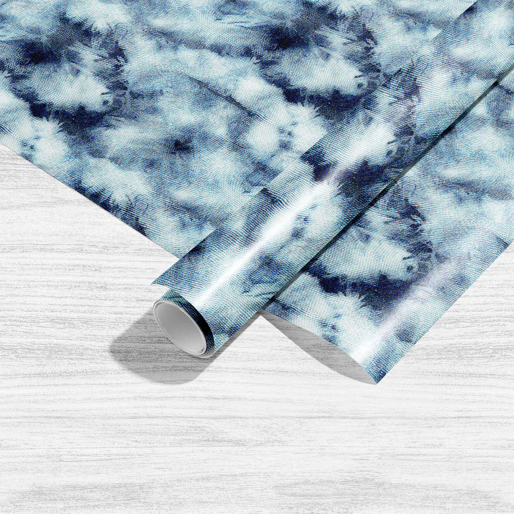 Shibori Indigo Batik D10 Art & Craft Gift Wrapping Paper-Wrapping Papers-WRP_PP-IC 5016641 IC 5016641, Abstract Expressionism, Abstracts, Art and Paintings, Black and White, Culture, Decorative, Ethnic, Fashion, Illustrations, Japanese, Paintings, Patterns, Retro, Semi Abstract, Shibori, Signs, Signs and Symbols, Traditional, Tribal, Watercolour, White, World Culture, indigo, batik, d10, art, craft, gift, wrapping, paper, dye, tie, pattern, seamless, repeat, texture, abstract, background, color, watercolor,