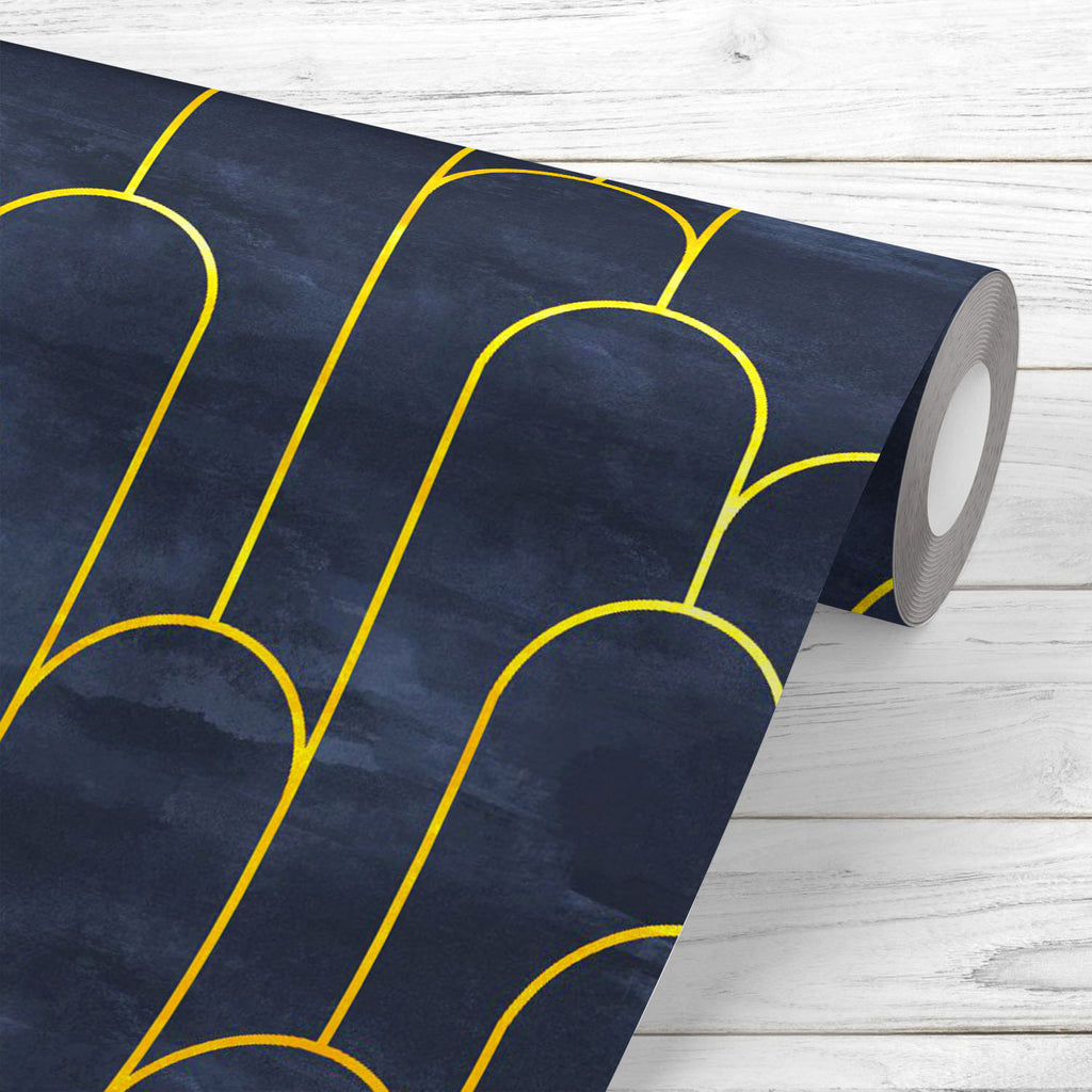 Geometric Pattern D42 Wallpaper Roll-Wallpapers Peel & Stick-WAL_PA-IC 5016649 IC 5016649, Art and Paintings, Art Deco, Geometric, Geometric Abstraction, Illustrations, Modern Art, Patterns, Retro, Signs, Signs and Symbols, pattern, d42, wallpaper, roll, art, seamless, gold, blue, elegant, background, modern, classic, dark, design, line, texture, golden, simple, deco, backdrop, decoration, fine, illustration, ornament, subtle, wrapping, paper, artzfolio, wallpapers for bedroom, wall papers full sheet for li