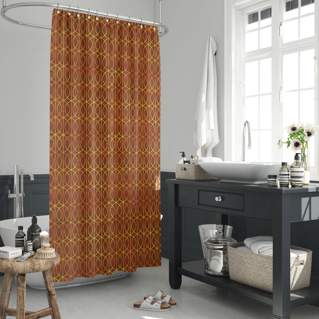 Deco Geometric Pattern D2 Washable Waterproof Shower Curtain-Shower Curtains-CUR_SH_EL-IC 5016655 IC 5016655, Abstract Expressionism, Abstracts, Art and Paintings, Art Deco, Geometric, Geometric Abstraction, Illustrations, Modern Art, Patterns, Retro, Semi Abstract, Signs, Signs and Symbols, deco, pattern, d2, washable, waterproof, shower, curtain, abstract, art, background, backdrop, brown, chocolate, classic, dark, decoration, design, elegant, fabric, fine, line, gold, golden, illustration, modern, orname