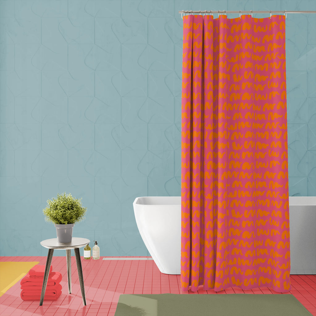 Abstract Repeat Art Washable Waterproof Shower Curtain - Shower Curtains - ArtzFolio.com