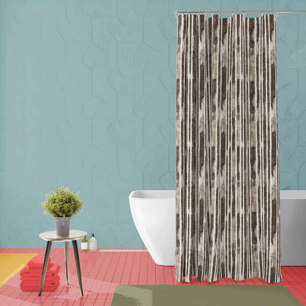 Vintage Gray Stripe Washable Waterproof Shower Curtain-Shower Curtains-CUR_SH_EL-IC 5016682 IC 5016682, Abstract Expressionism, Abstracts, Ancient, Art and Paintings, Black, Black and White, Books, Digital, Digital Art, Fashion, Geometric, Geometric Abstraction, Graphic, Historical, Illustrations, Medieval, Modern Art, Patterns, Retro, Semi Abstract, Signs, Signs and Symbols, Stripes, Vintage, Watercolour, White, gray, stripe, washable, waterproof, shower, curtain, design, repeating, abstract, art, backgrou