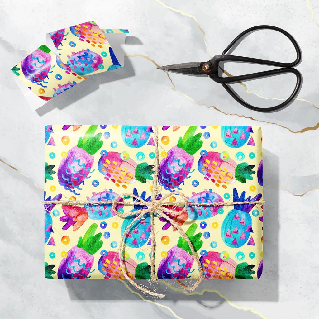 Pineapples Pattern D1 Art & Craft Gift Wrapping Paper-Wrapping Papers-WRP_PP-IC 5016697 IC 5016697, 80s, Abstract Expressionism, Abstracts, Animated Cartoons, Art and Paintings, Black and White, Caricature, Cartoons, Circle, Decorative, Digital, Digital Art, Dots, Drawing, Geometric, Geometric Abstraction, Graphic, Illustrations, Patterns, Semi Abstract, Signs, Signs and Symbols, Triangles, Tropical, Watercolour, White, pineapples, pattern, d1, art, craft, gift, wrapping, paper, abstract, ananas, artwork, b