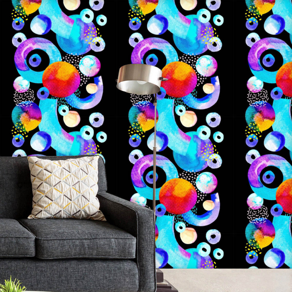 Watercolor Geometric Shapes Wallpaper Roll-Wallpapers Peel & Stick-WAL_PA-IC 5016703 IC 5016703, Abstract Expressionism, Abstracts, Art and Paintings, Circle, Digital, Digital Art, Dots, Drawing, Fashion, Geometric, Geometric Abstraction, Graphic, Illustrations, Minimalism, Patterns, Retro, Semi Abstract, Signs, Signs and Symbols, Stripes, Watercolour, watercolor, shapes, wallpaper, roll, abstract, arc, art, artwork, background, bauhaus, bend, blot, blotch, bright, brush, chaos, color, contrast, cool, desig