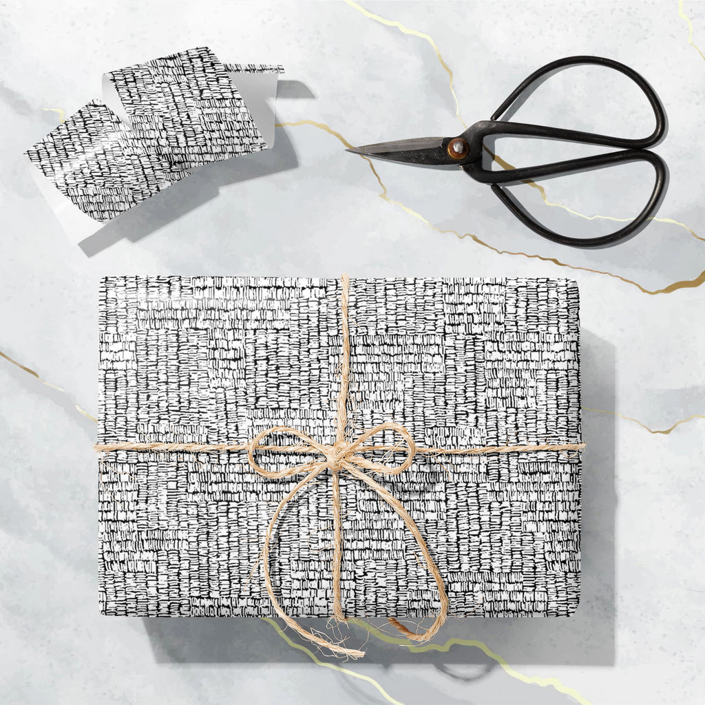 White Geometric Patches Art & Craft Gift Wrapping Paper-Wrapping Papers-WRP_PP-IC 5016707 IC 5016707, Abstract Expressionism, Abstracts, African, American, Ancient, Art and Paintings, Aztec, Black, Black and White, Bohemian, Culture, Digital, Digital Art, Drawing, Ethnic, Fashion, Folk Art, Geometric, Geometric Abstraction, Graphic, Historical, Illustrations, Indian, Medieval, Mexican, Patterns, Pets, Retro, Semi Abstract, Signs, Signs and Symbols, Traditional, Tribal, Vintage, White, World Culture, patches