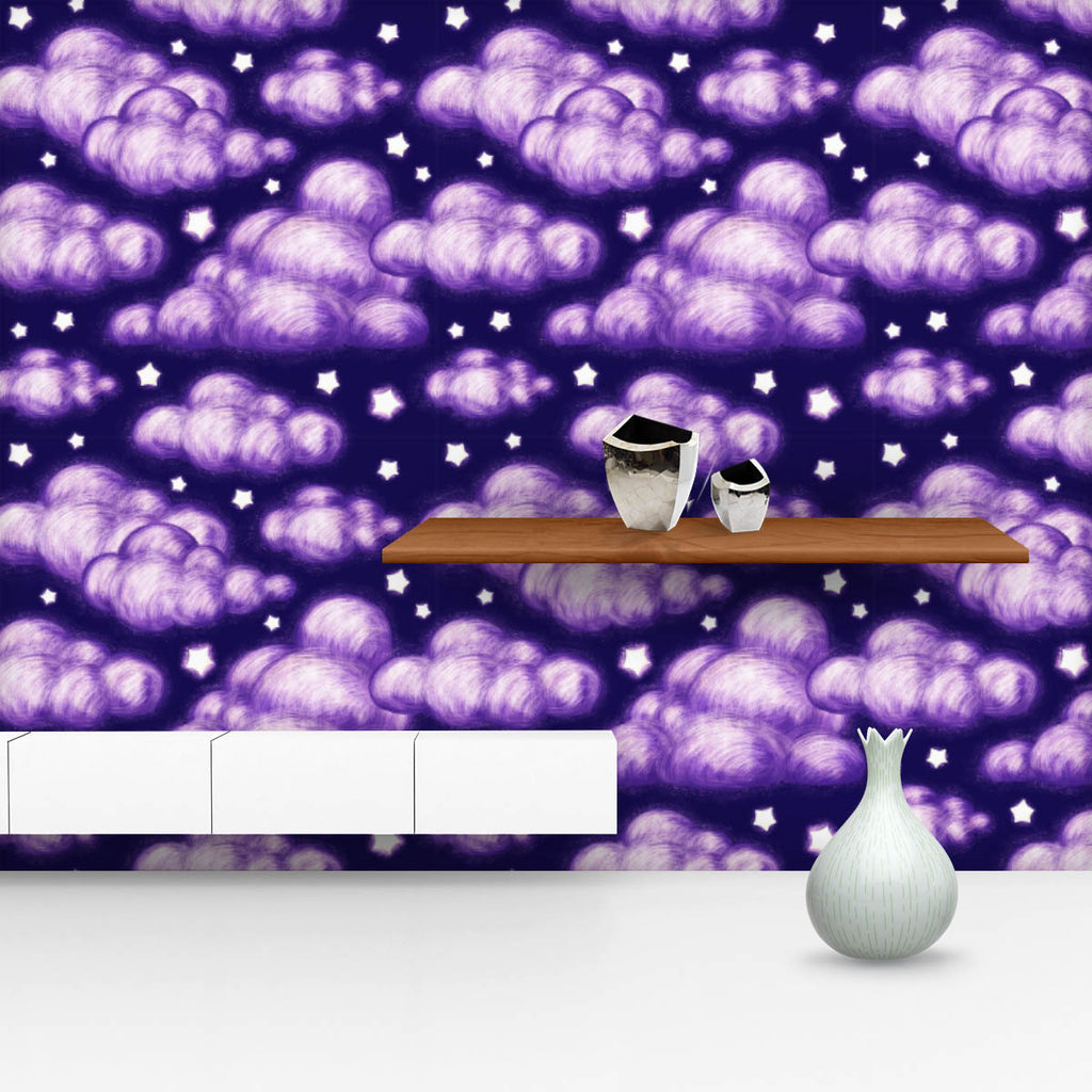 Night Sky Clouds & Stars Wallpaper Roll-Wallpapers Peel & Stick-WAL_PA-IC 5016720 IC 5016720, Abstract Expressionism, Abstracts, Ancient, Animated Cartoons, Astronomy, Baby, Caricature, Cartoons, Children, Cosmology, Decorative, Historical, Illustrations, Kids, Landscapes, Medieval, Nature, Patterns, Retro, Scenic, Semi Abstract, Signs, Signs and Symbols, Space, Stars, Vintage, night, sky, clouds, wallpaper, roll, abstract, backdrop, background, beautiful, bed, bedroom, blue, card, cartoon, climate, cloud, 