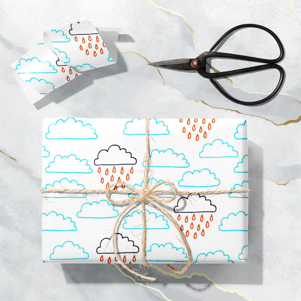 Clouds & Raindrops Art & Craft Gift Wrapping Paper-Wrapping Papers-WRP_PP-IC 5016730 IC 5016730, Abstract Expressionism, Abstracts, Baby, Bohemian, Children, Digital, Digital Art, Graphic, Hand Drawn, Illustrations, Kids, Modern Art, Patterns, Scandinavian, Semi Abstract, Signs, Signs and Symbols, Sketches, clouds, raindrops, art, craft, gift, wrapping, paper, abstract, artistic, background, beauty, calligraphic, card, child, cloud, color, colorful, creative, cute, decor, design, doodle, drawn, element, fab